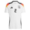 Tyskland Antonio Rudiger 2 Fotbollströjor Hemma tröja EURO 2024 Kortärmad